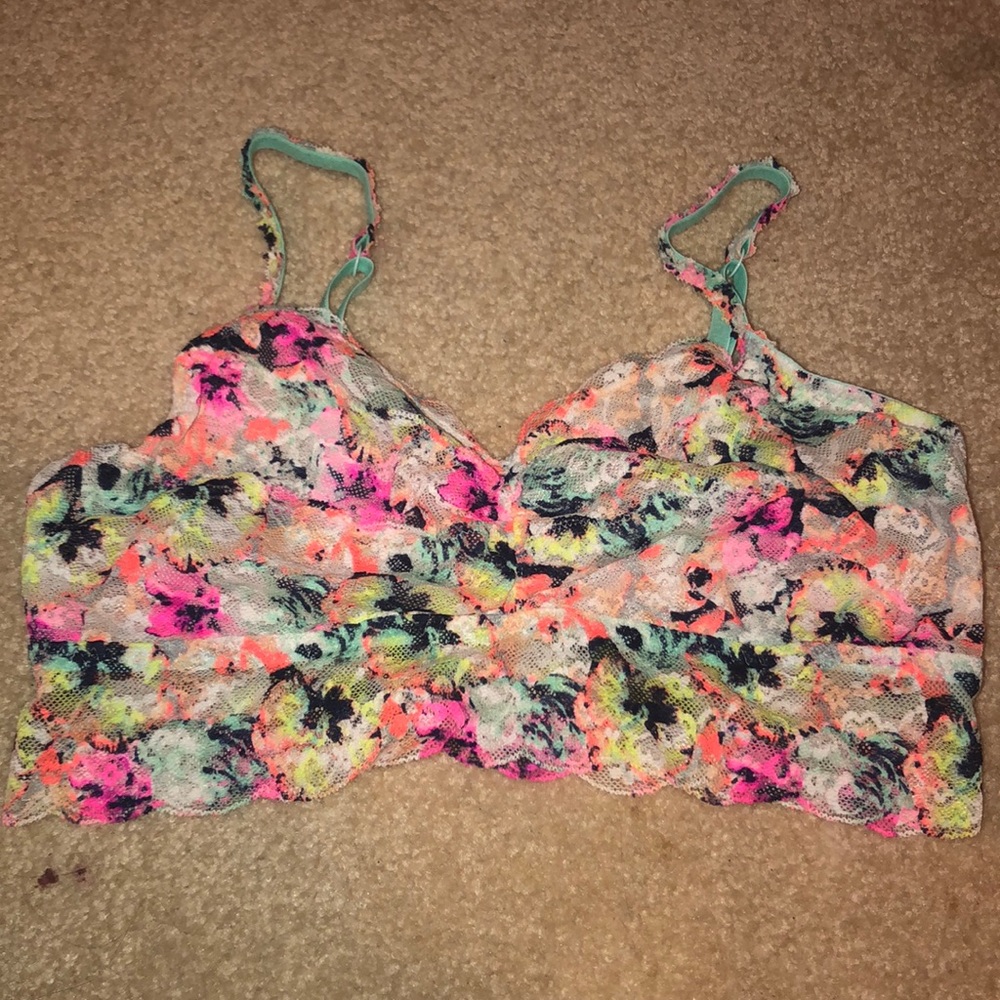 Colorful PINK bralette
